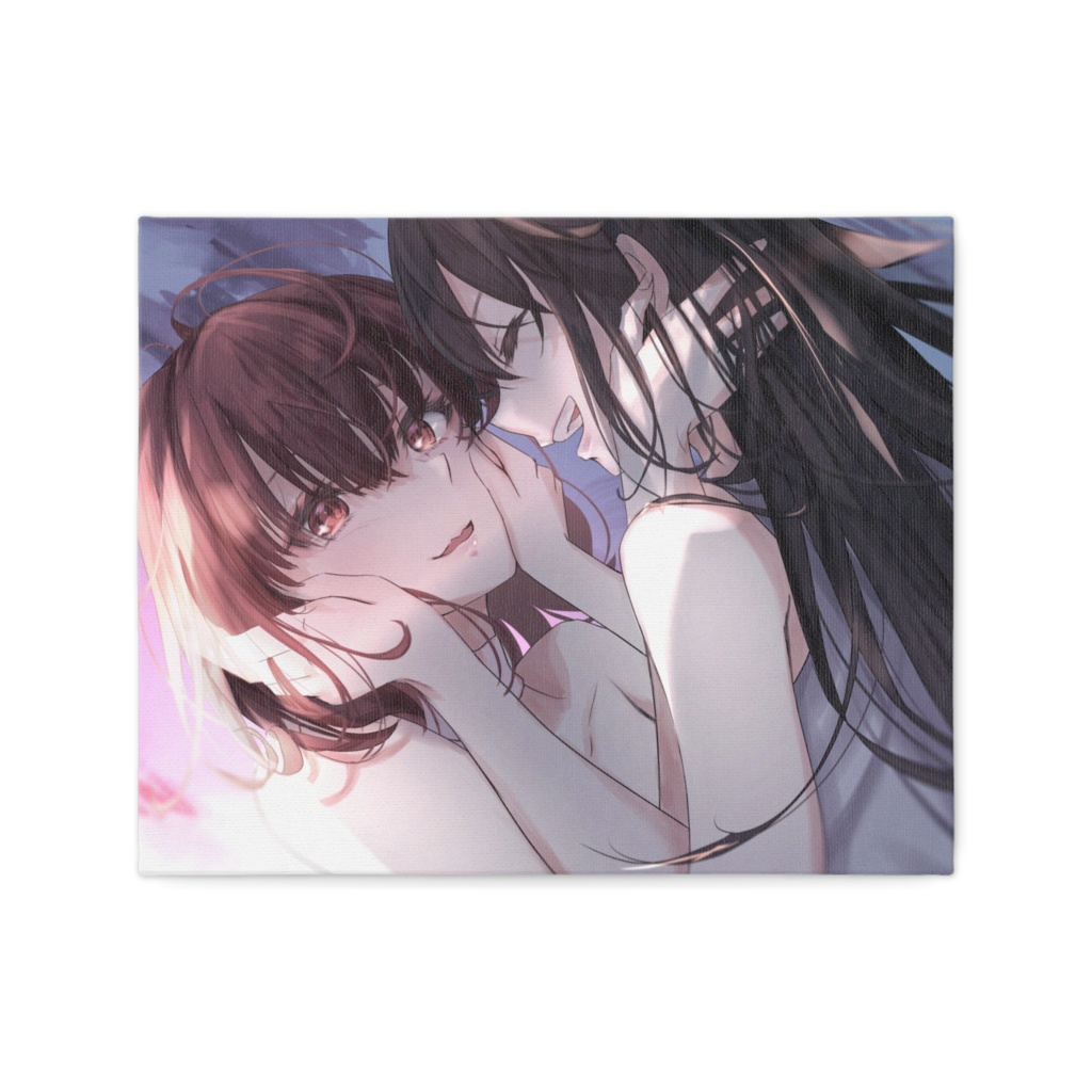 「見つめ合い」キャンバスアート