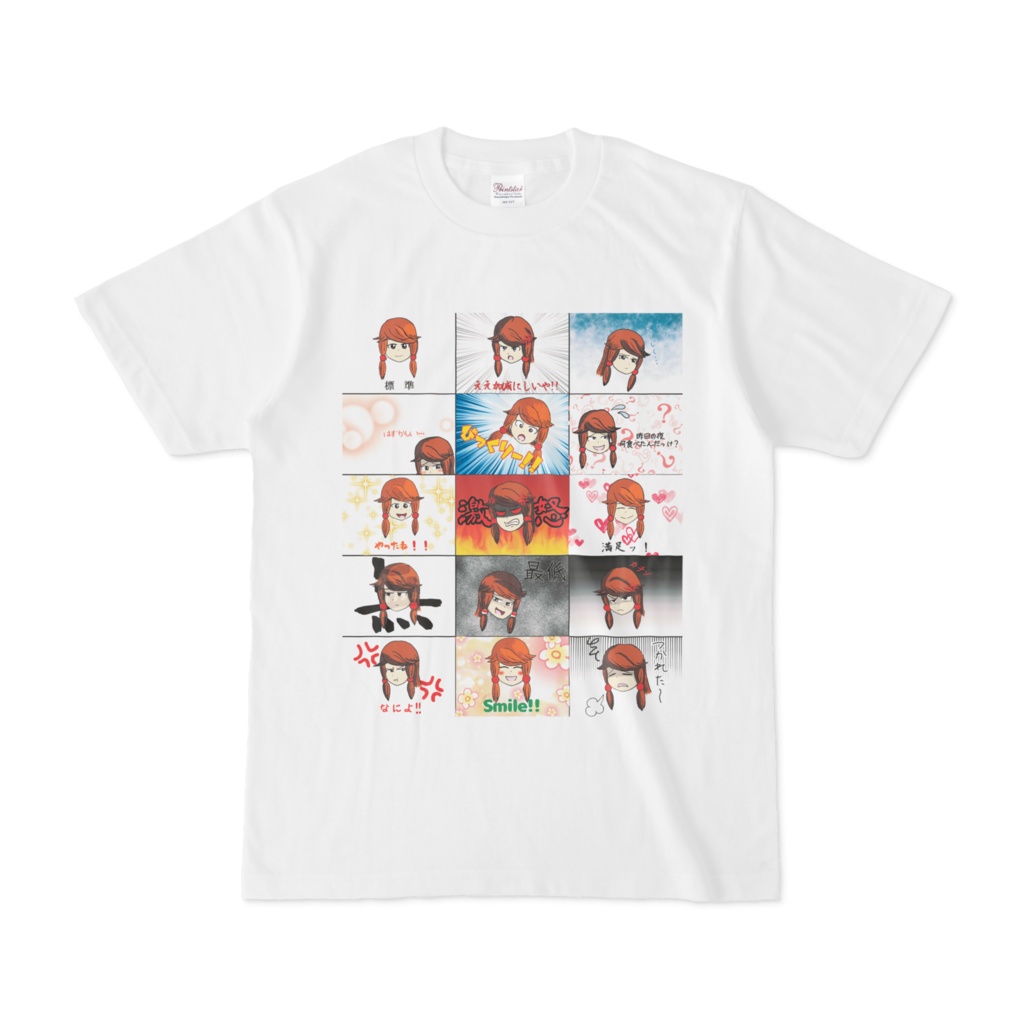 表情Tシャツ