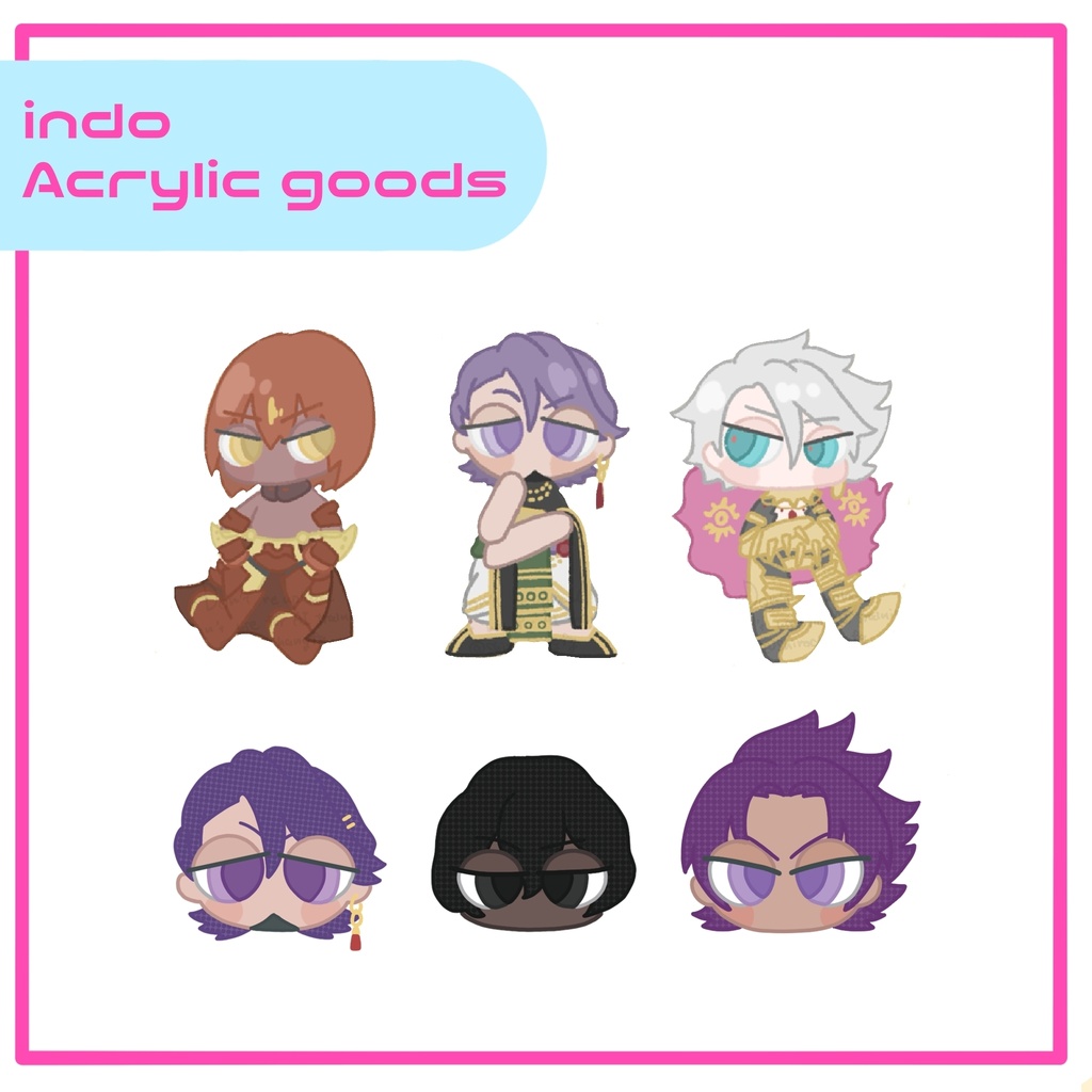 インド鯖アクリルグッズ各種