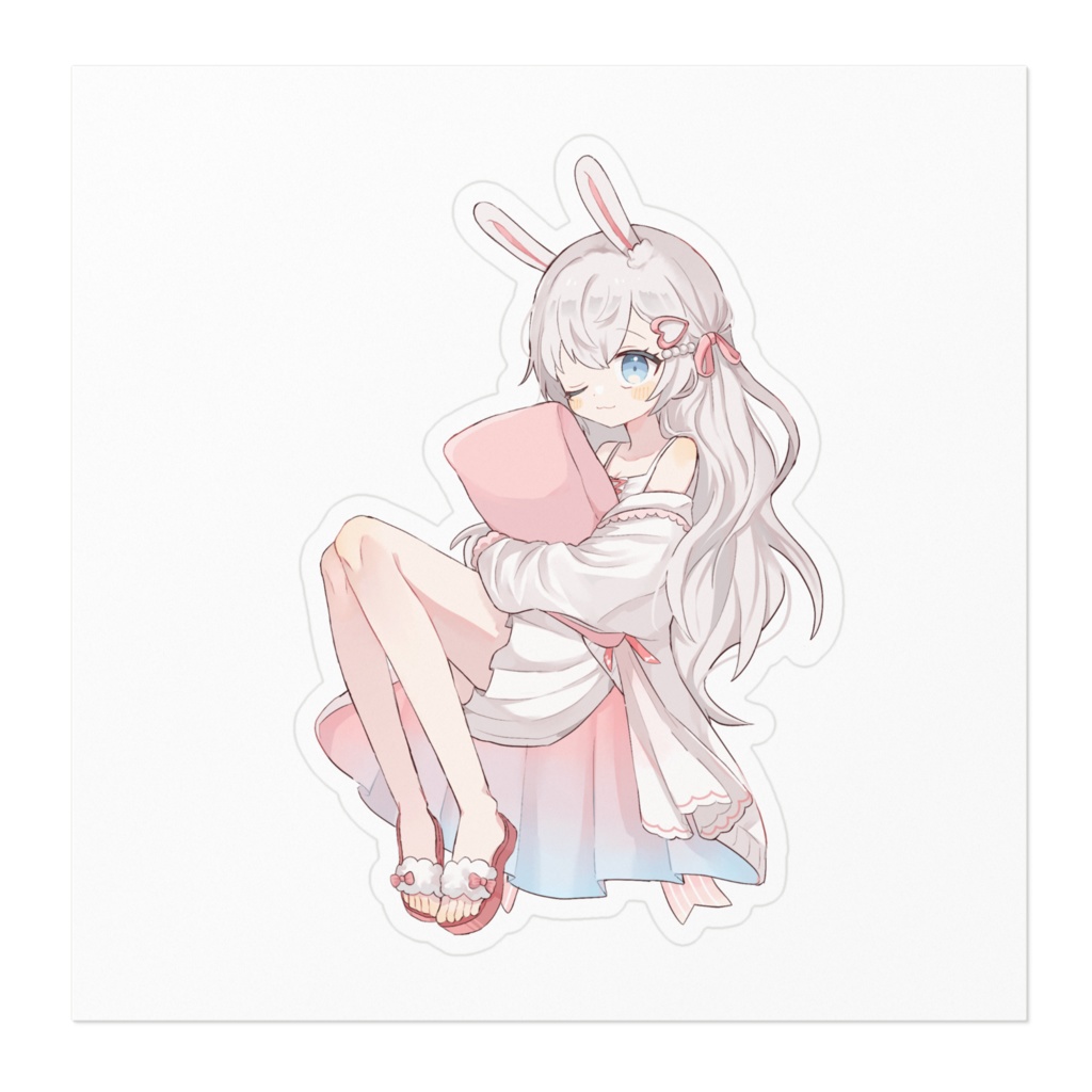 個人1年記念ステッカー