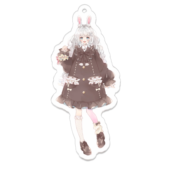 茶色衣装アクキー