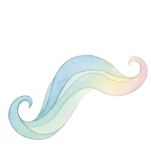 ユニコーン水彩クリスマスコレクション(PNG形式)