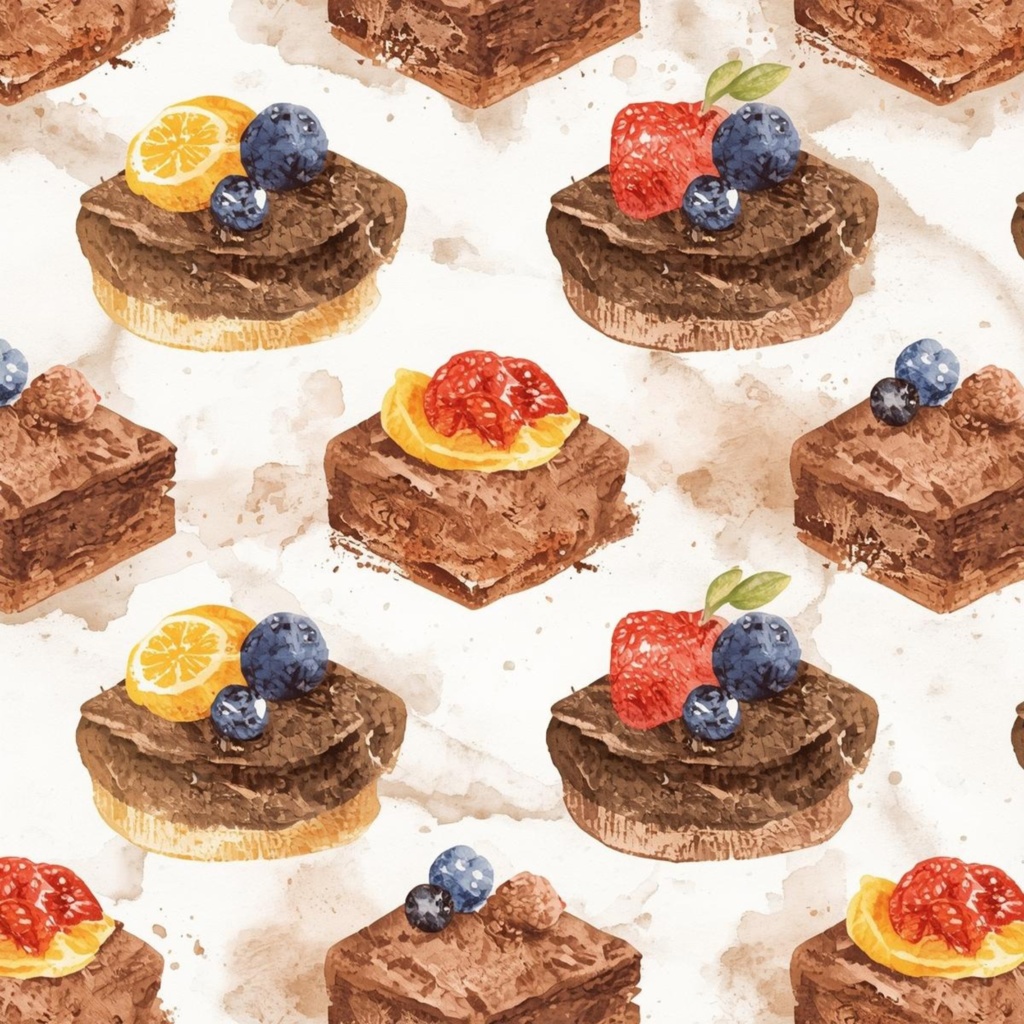 Watercolor Chocolate Treats