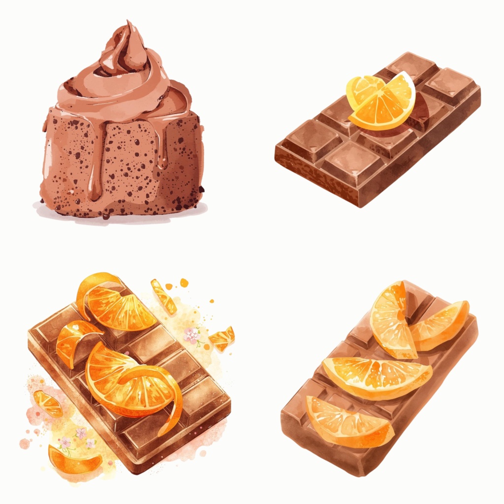 Watercolor Chocolate Treats