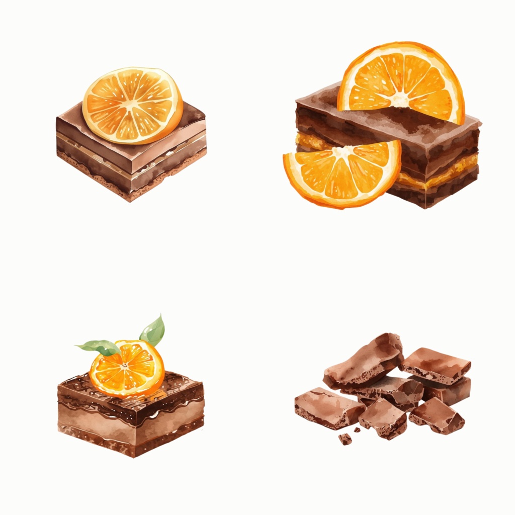 Watercolor Chocolate Treats