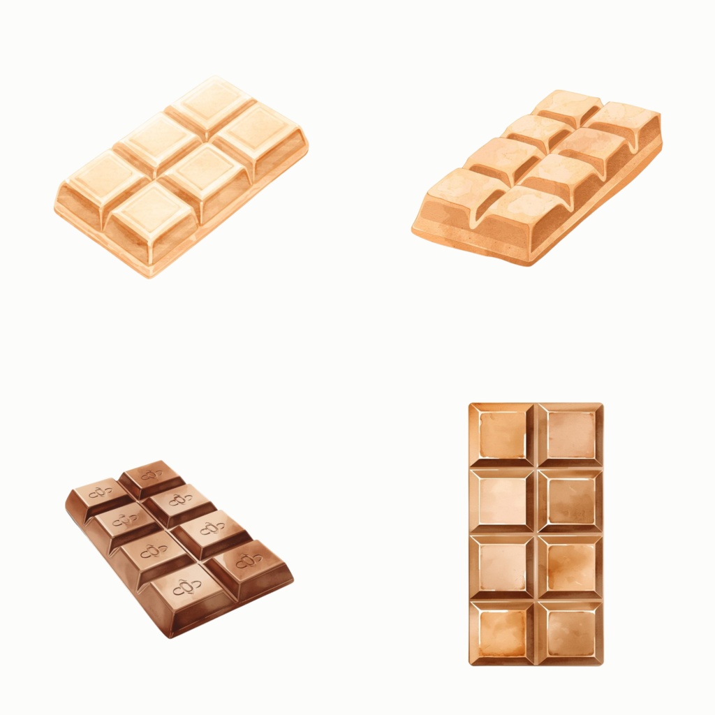 Watercolor Chocolate Treats