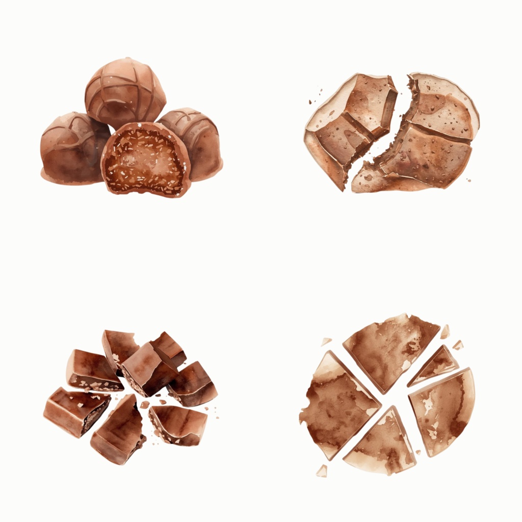 Watercolor Chocolate Treats