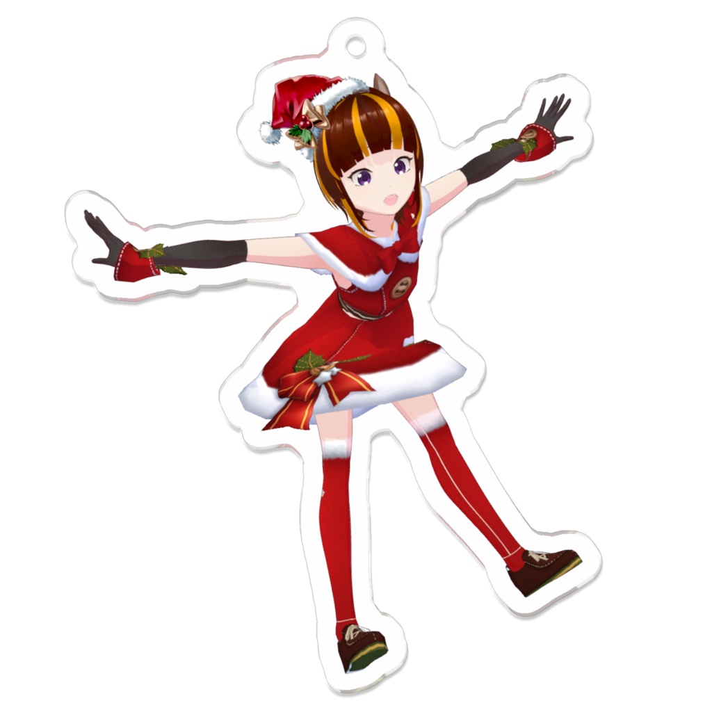 クリスマスサンタ衣装はむ3 アクキー