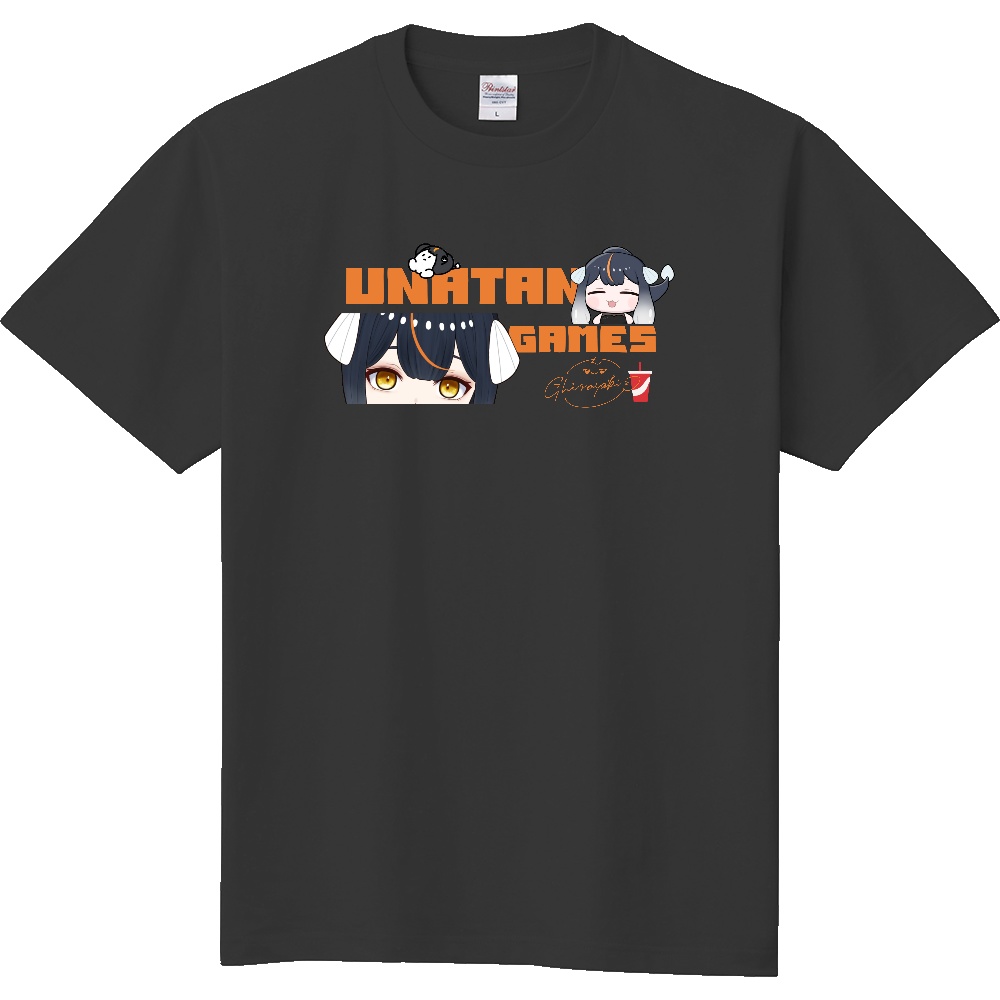 【期間限定受注】白焼うなTシャツ（ダークグレー）