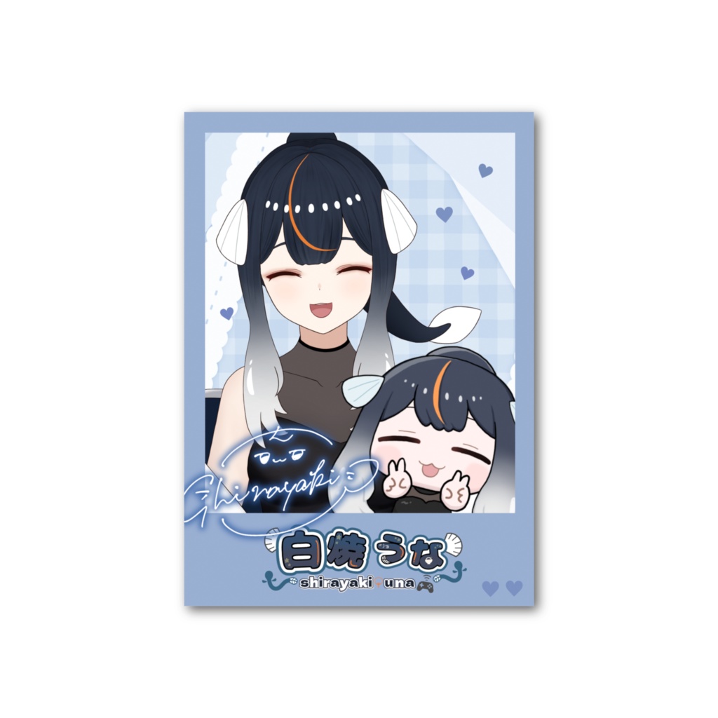 複製サイン付きチェキ風カード