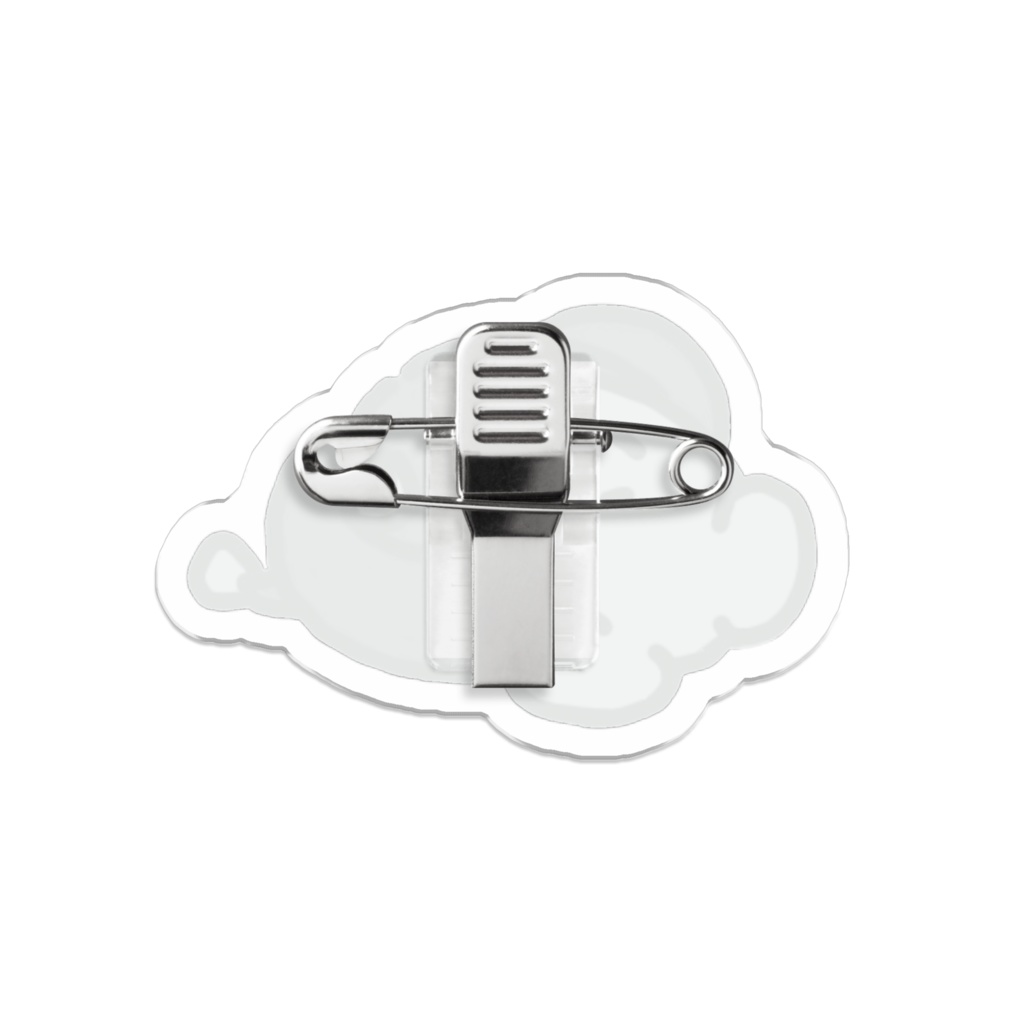 白焼うな アクリルバッチ