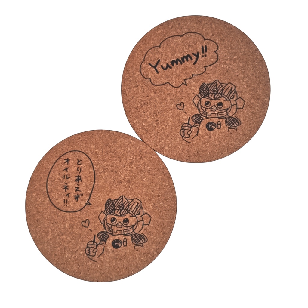 トップジョイが言いそうなコルクコースター