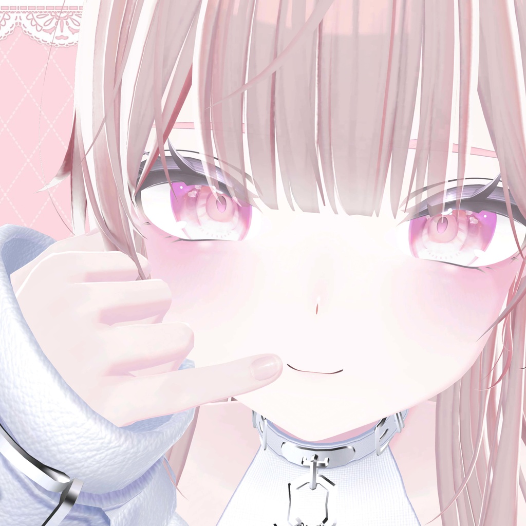 ひかえめハートEye texture【6アバター対応】