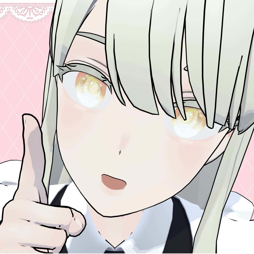 ひかえめハートEye texture【6アバター対応】