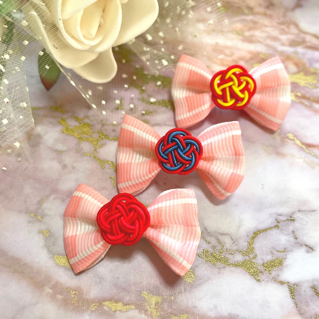 水引リボンのヘアクリップ（Buster Bros!!!）