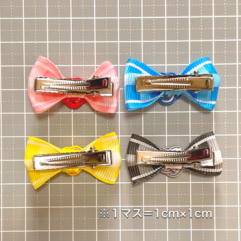水引リボンのヘアクリップ(麻天狼)