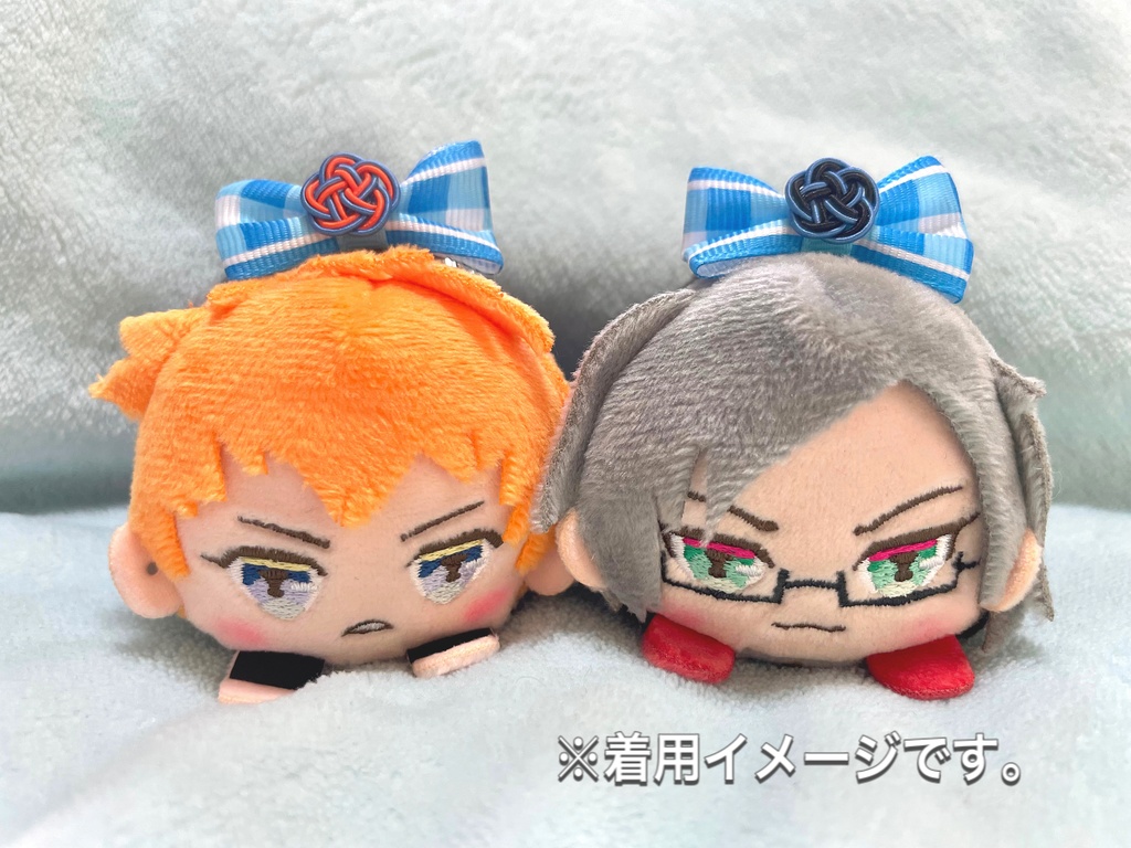 水引リボンのヘアクリップ(麻天狼)