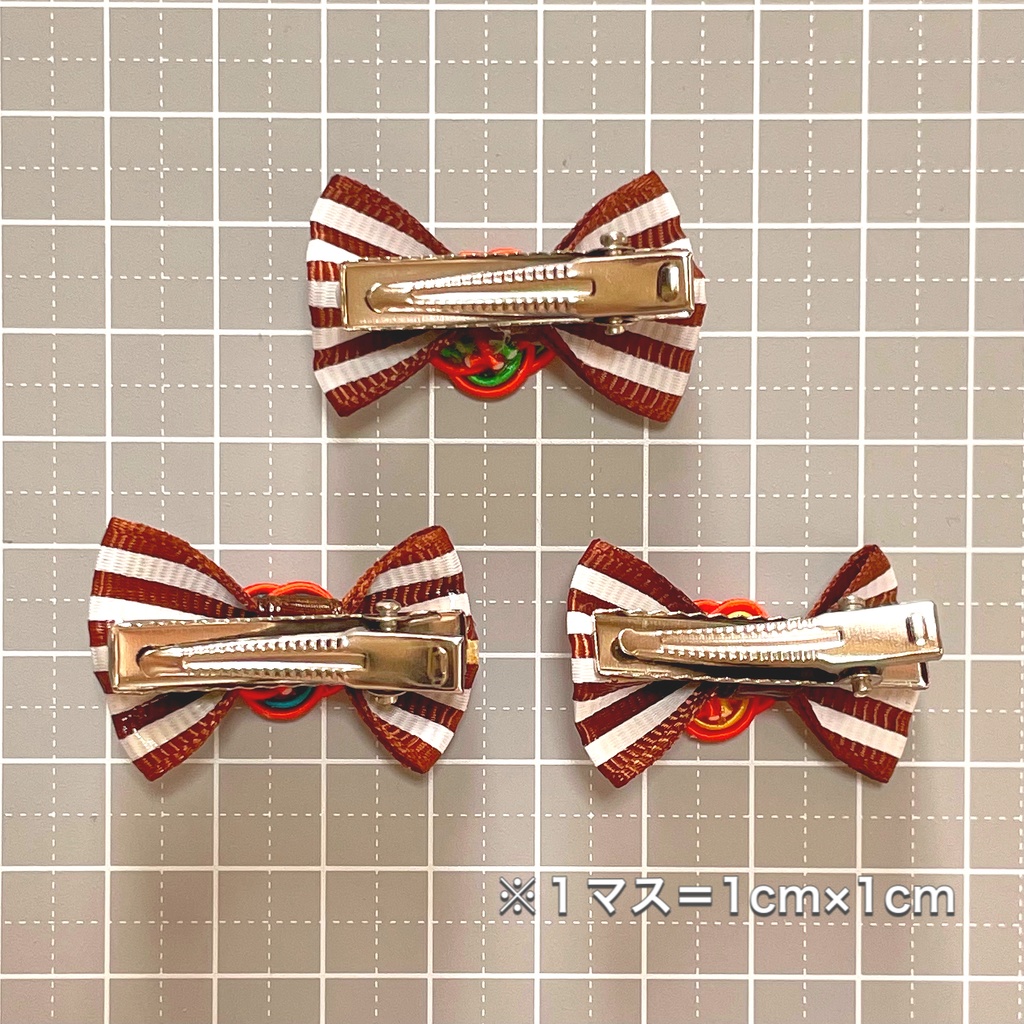 水引リボンのヘアクリップ(どついたれ本舗)