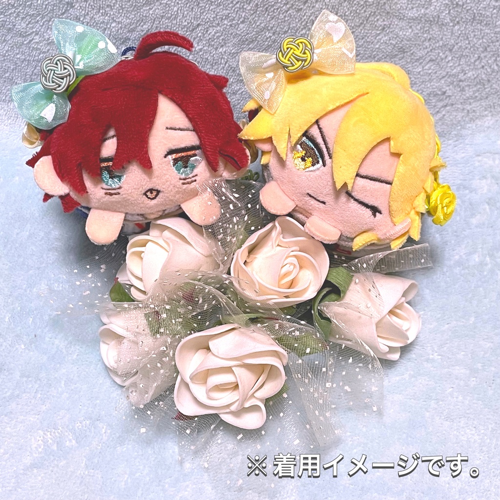 おさななイメージ水引ヘアクリップ(2個セット)