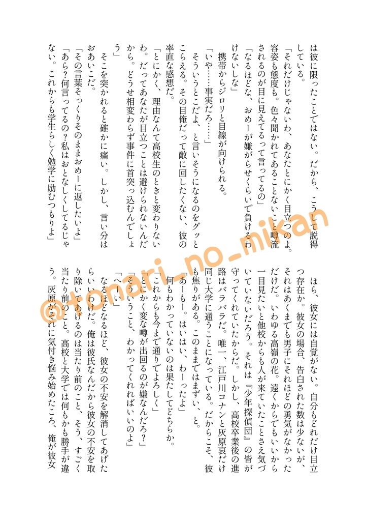 彼と彼女のパズル理論