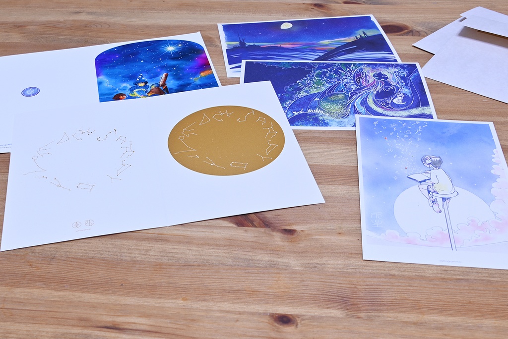 セットA:グリーティングカード、ポストカードセット