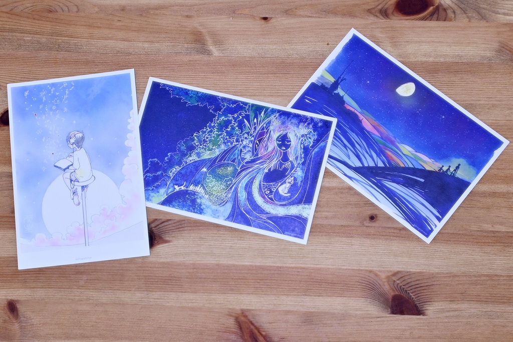 セットA:グリーティングカード、ポストカードセット