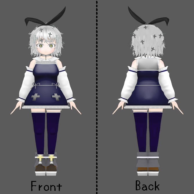 オリジナル3Dモデル 恋椎(こいしい)