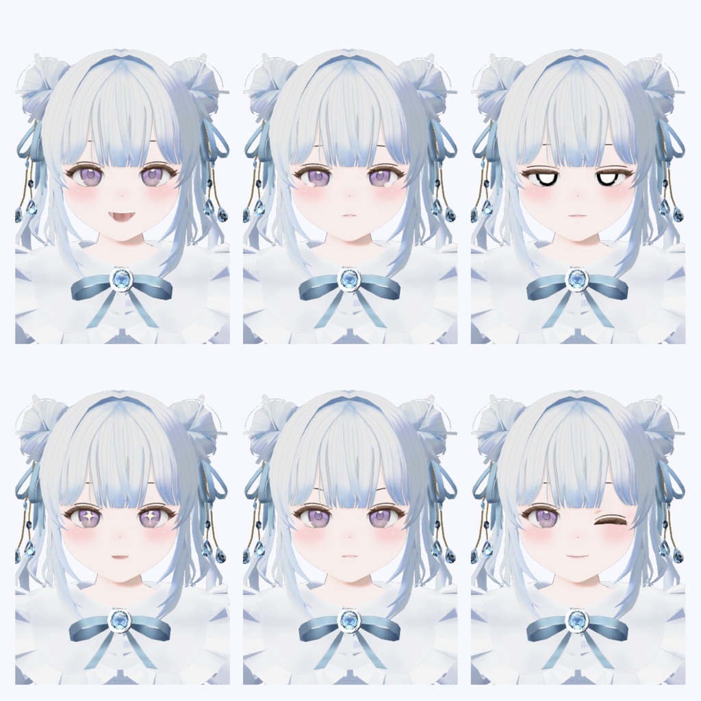 オリジナル3Dモデル 「澄鈴 -すみれ-」