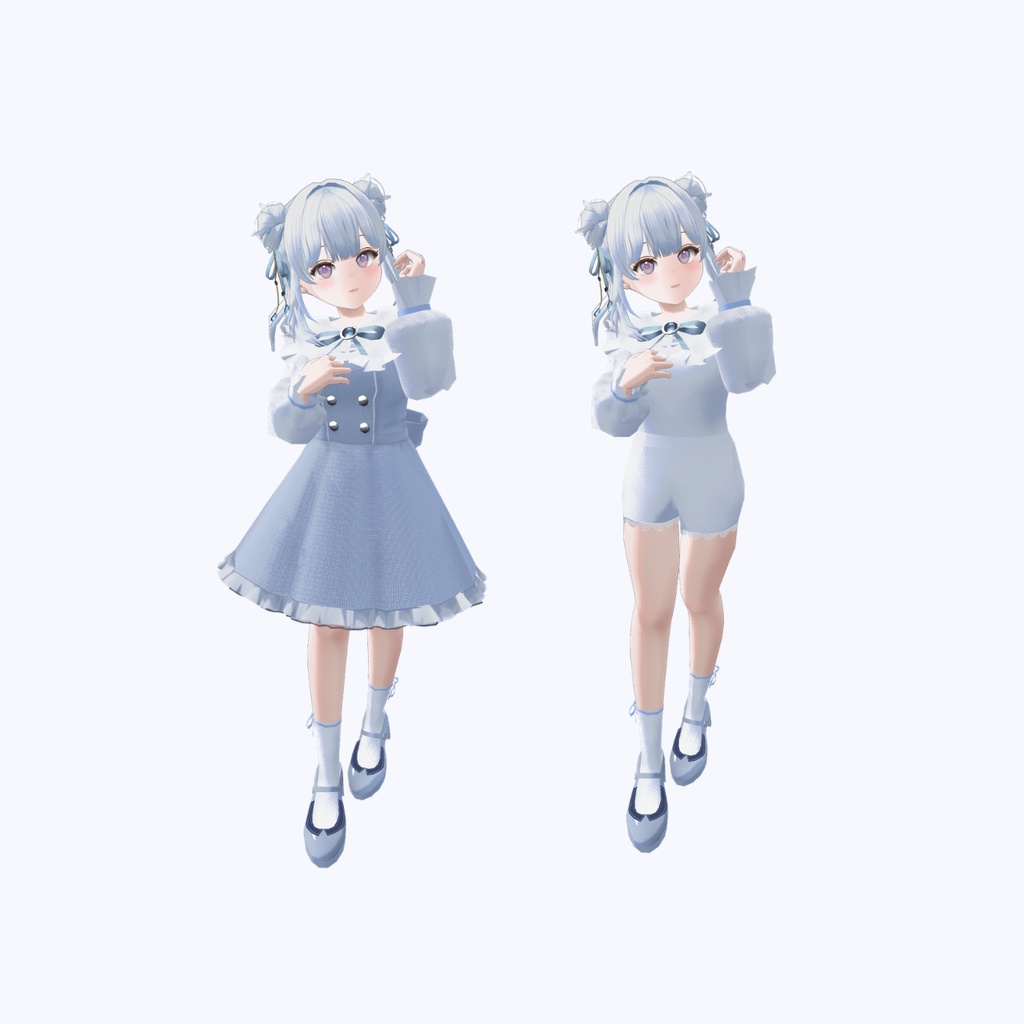 オリジナル3Dモデル 「澄鈴 -すみれ-」