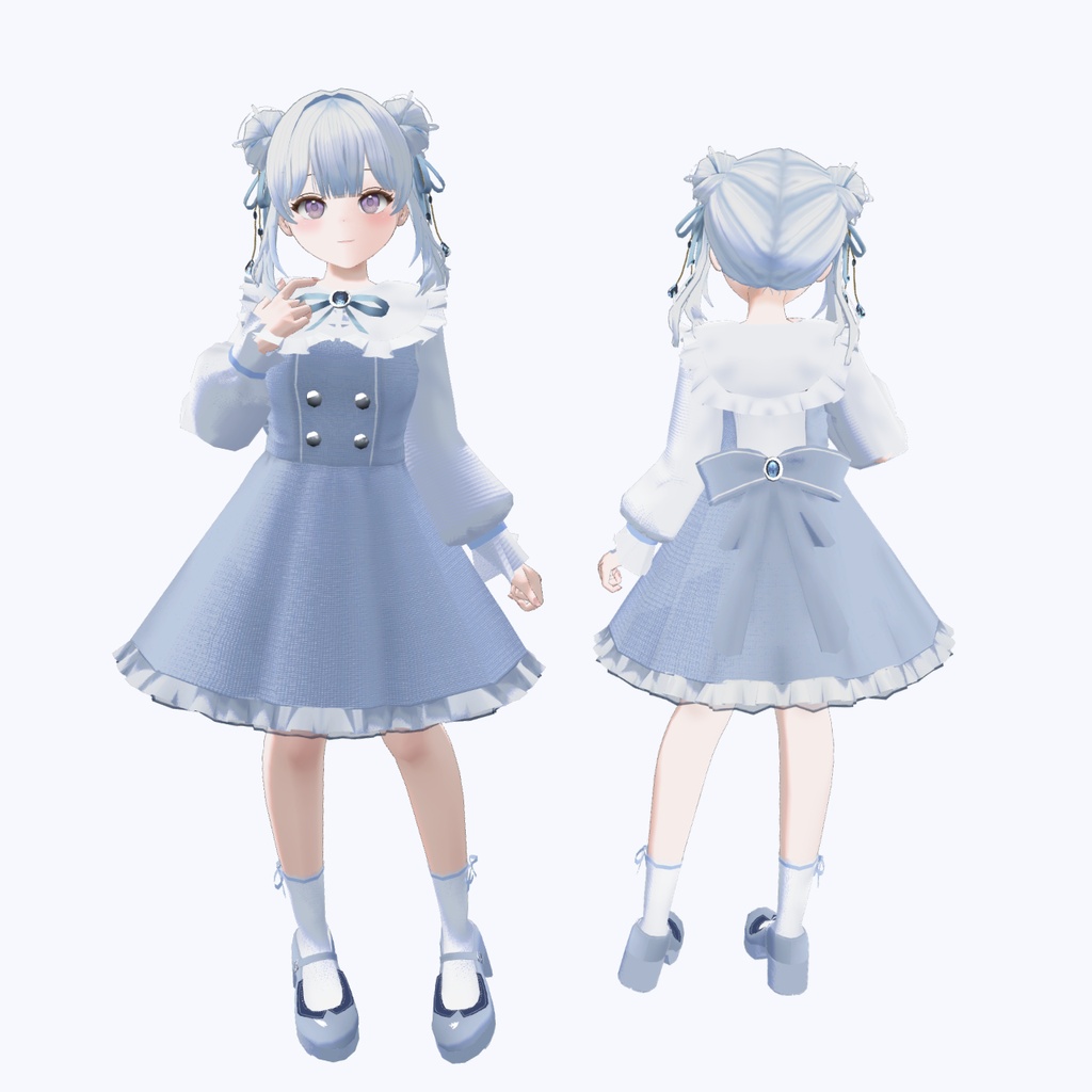 オリジナル3Dモデル 「澄鈴 -すみれ-」