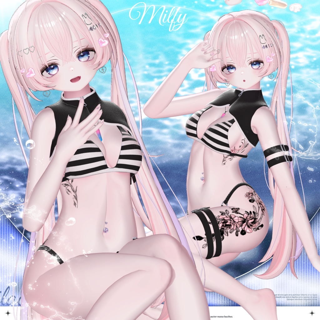 🌊 009 :: Bitterness Wave 🌊『 VRC Clothes / VRC 衣装 』