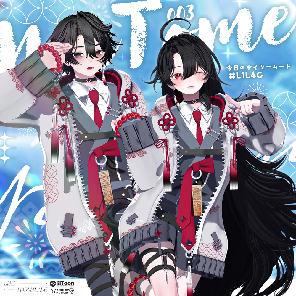 🔥BIG SALE🕯️ 003 ::  NocTome 🕯️『 VRC Clothes / VRC 衣装 』