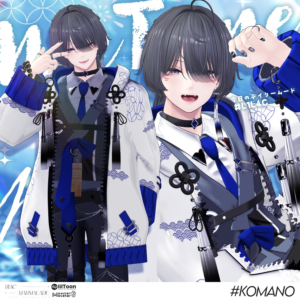 🔥BIG SALE🕯️ 003 ::  NocTome 🕯️『 VRC Clothes / VRC 衣装 』