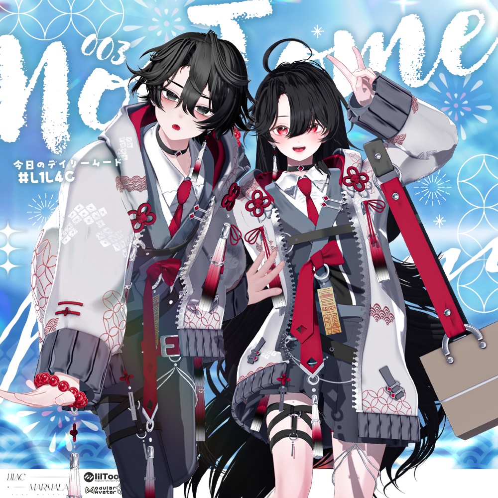 🔥BIG SALE🕯️ 003 ::  NocTome 🕯️『 VRC Clothes / VRC 衣装 』