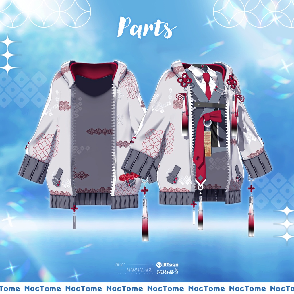 🔥BIG SALE🕯️ 003 ::  NocTome 🕯️『 VRC Clothes / VRC 衣装 』