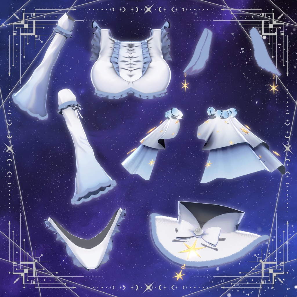 SALE ❄️ 004 : Merisiel ❄️『 VRC Clothes / VRC 衣装 』