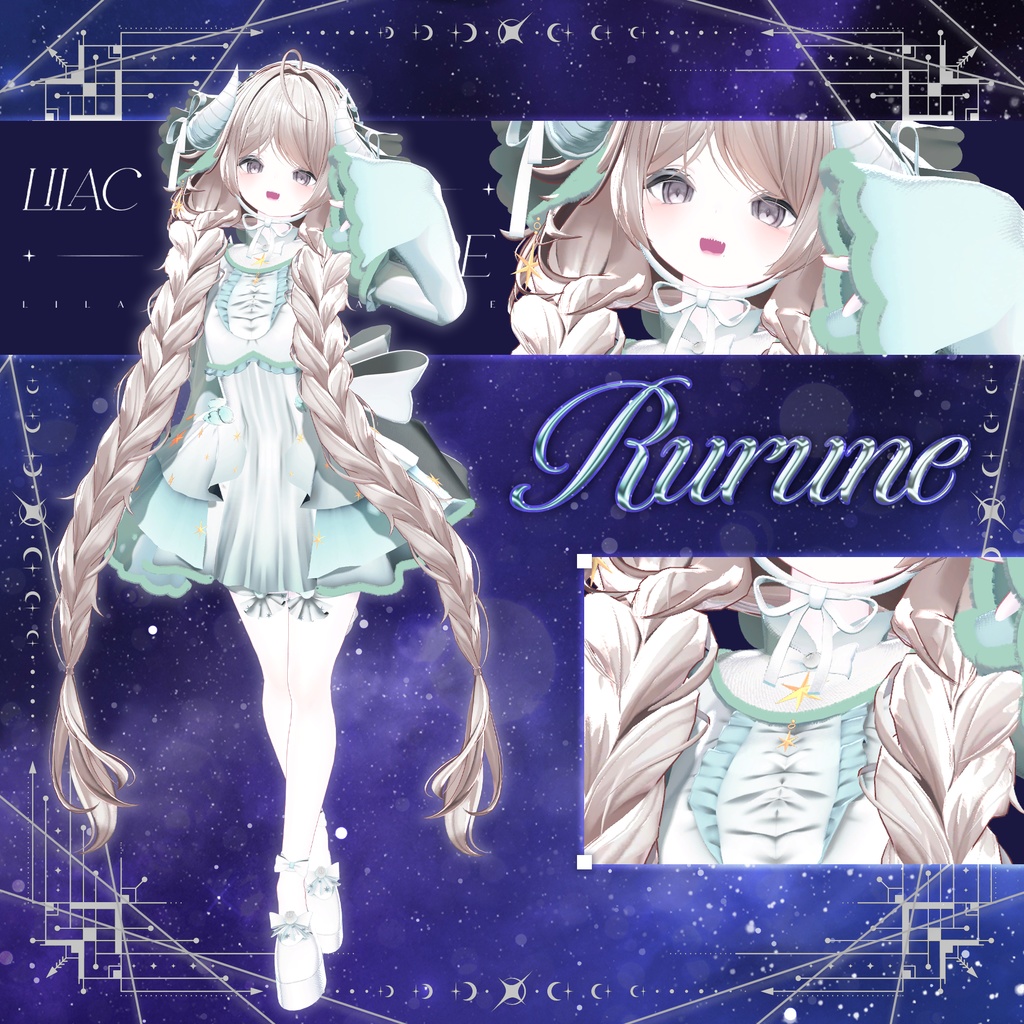 SALE ❄️ 004 : Merisiel ❄️『 VRC Clothes / VRC 衣装 』