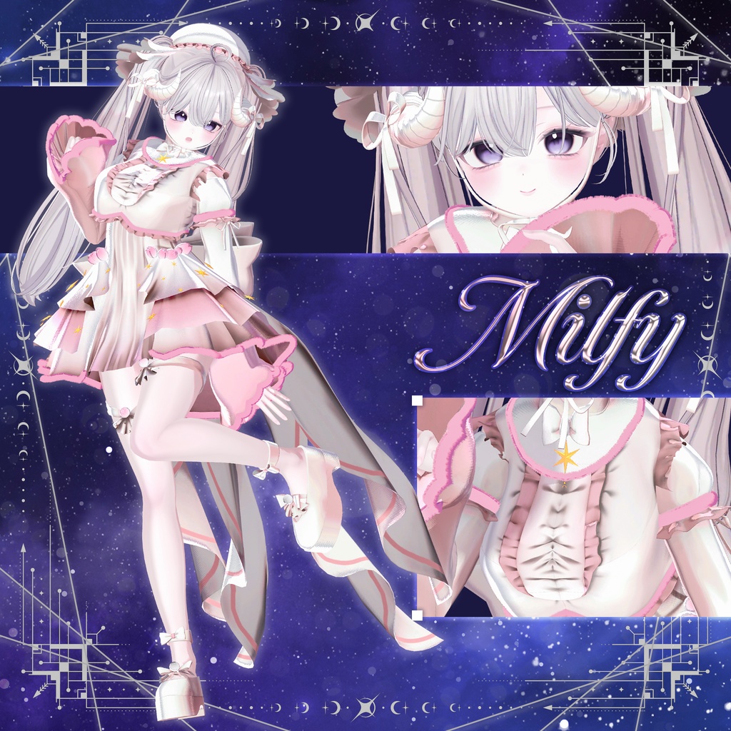 SALE ❄️ 004 : Merisiel ❄️『 VRC Clothes / VRC 衣装 』