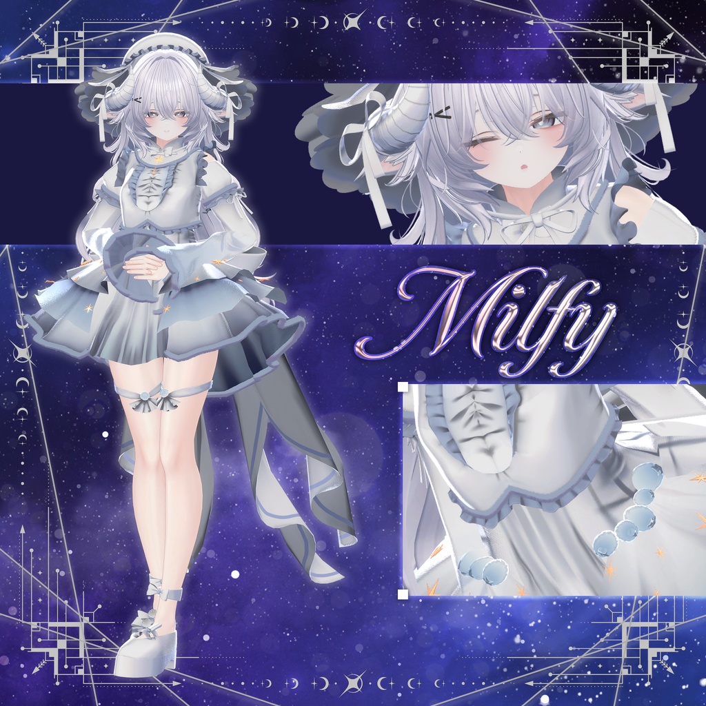 SALE ❄️ 004 : Merisiel ❄️『 VRC Clothes / VRC 衣装 』