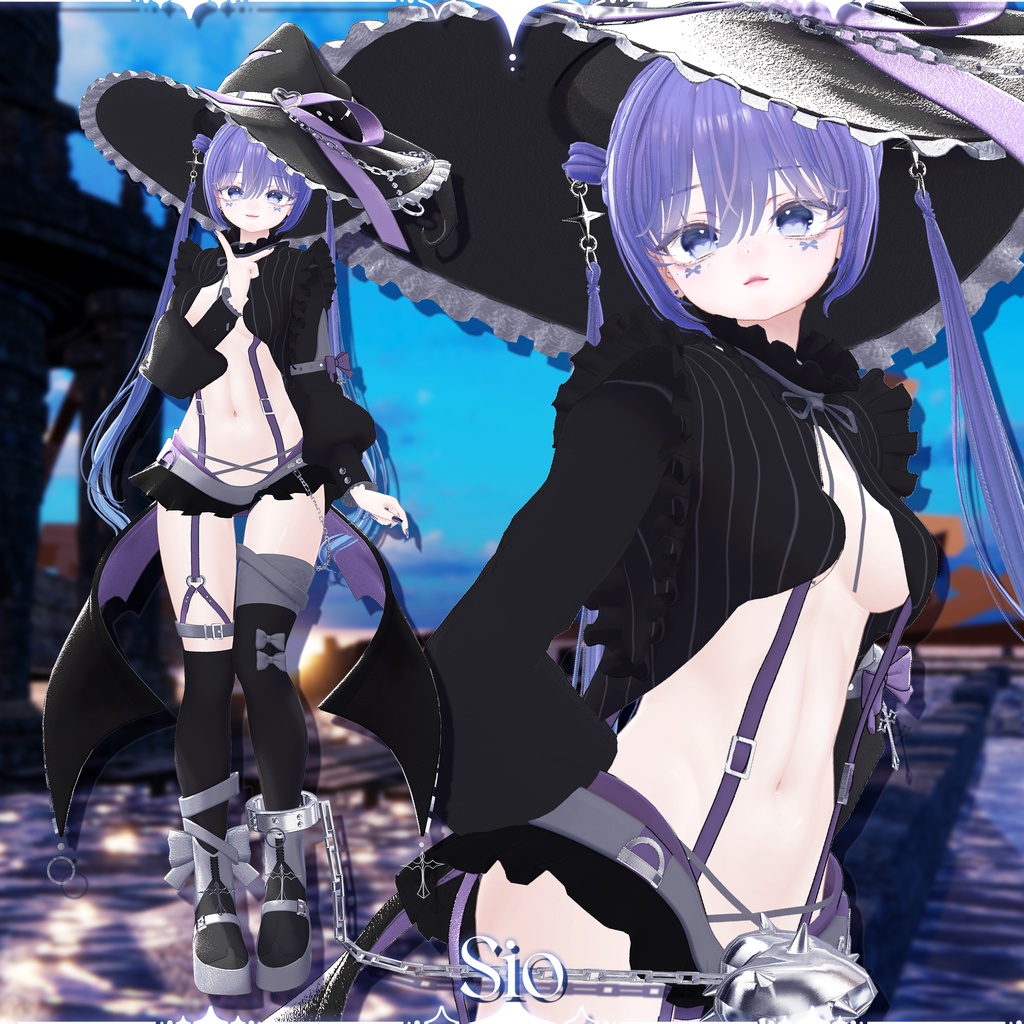 SALE 🔮 Quest of WitchBlight 🔮 No. 005『 VRC Clothes / VRC 衣装 』