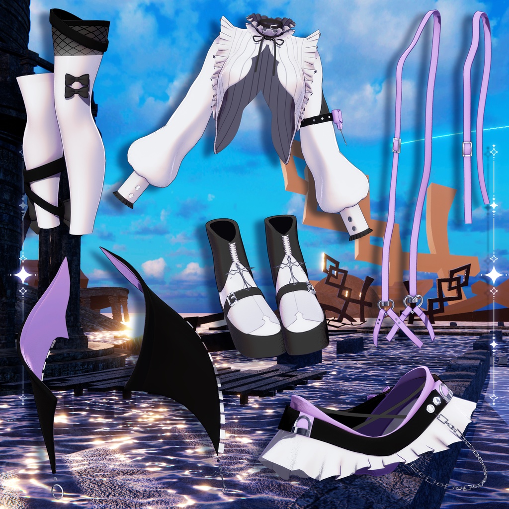 SALE 🔮 Quest of WitchBlight 🔮 No. 005『 VRC Clothes / VRC 衣装 』