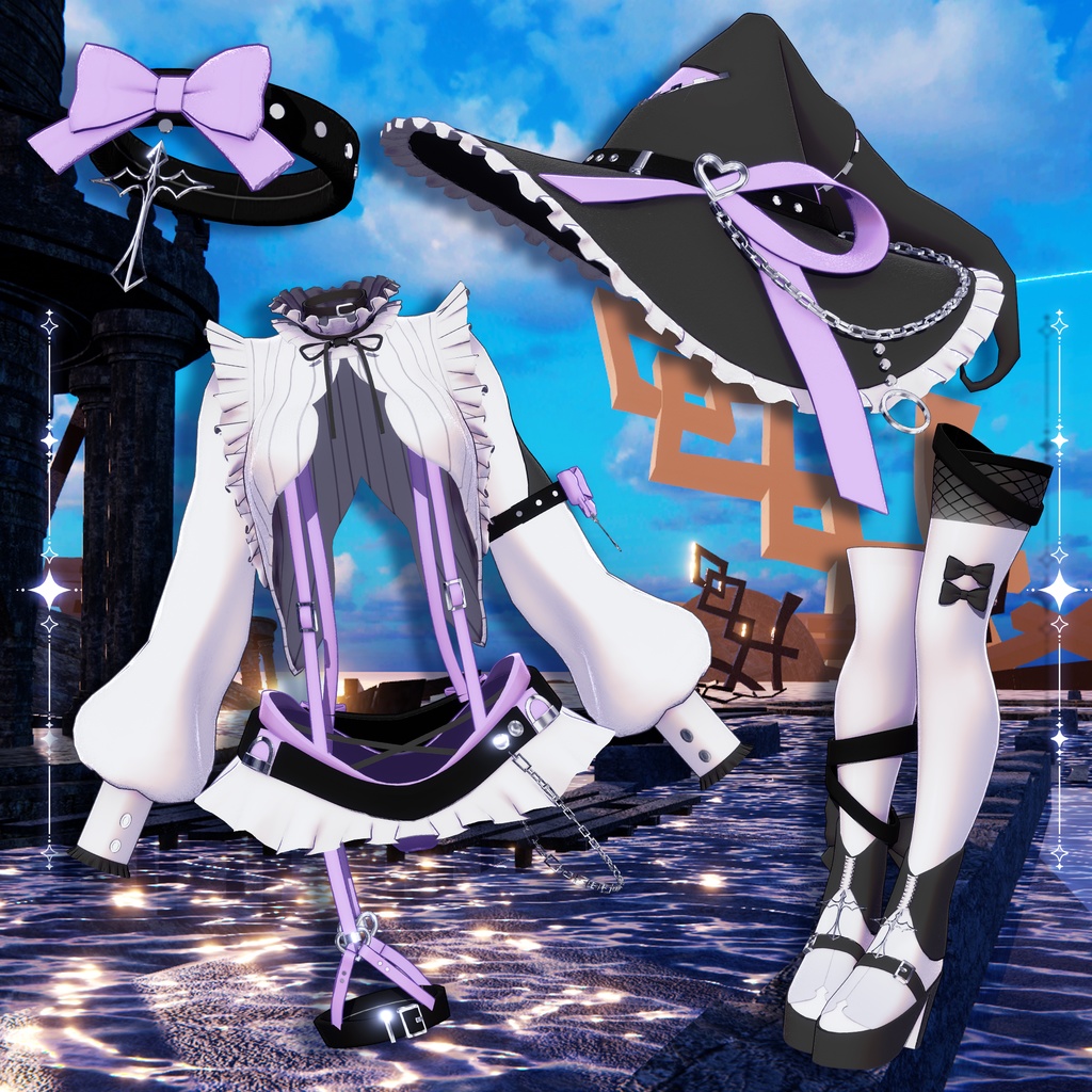 SALE 🔮 Quest of WitchBlight 🔮 No. 005『 VRC Clothes / VRC 衣装 』