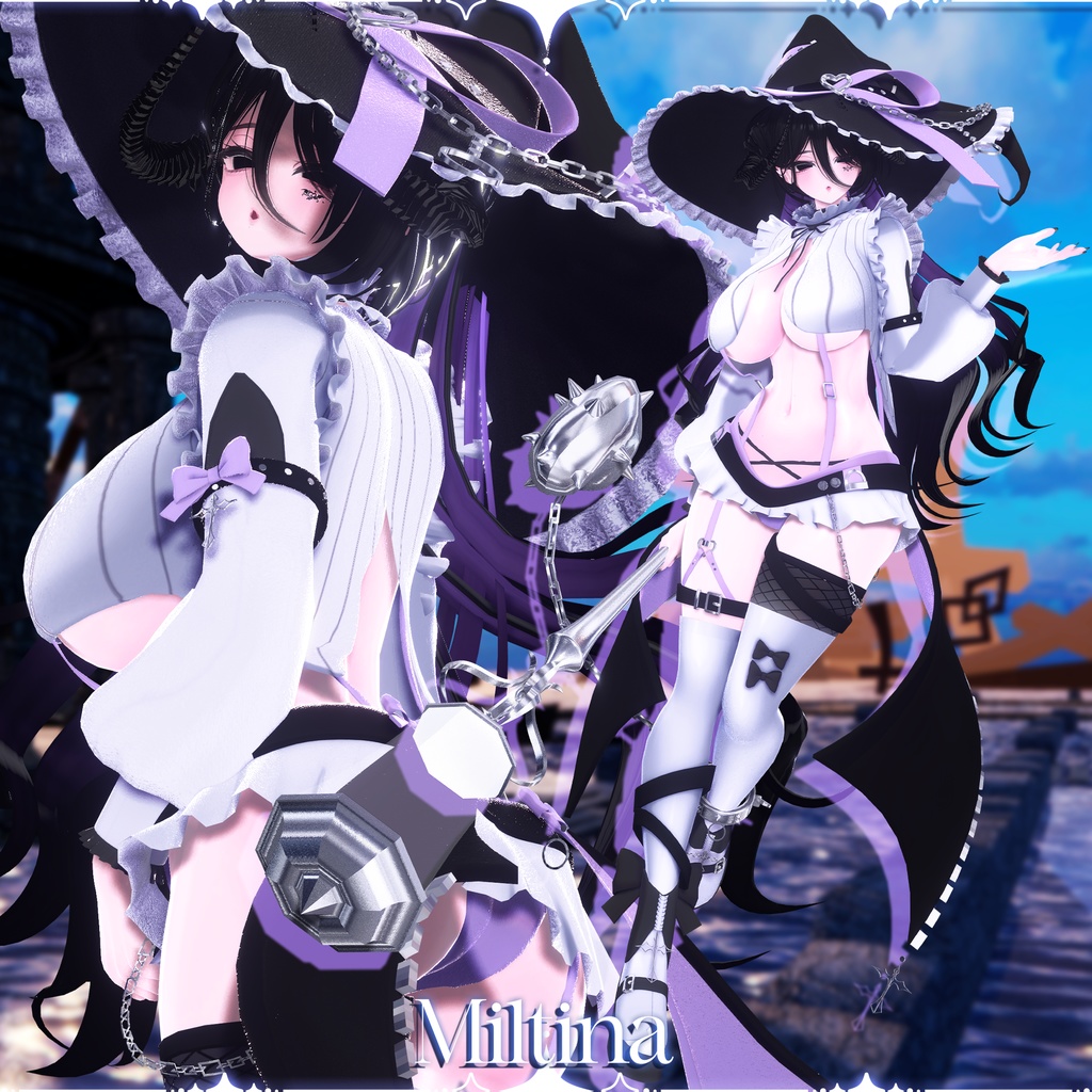 SALE 🔮 Quest of WitchBlight 🔮 No. 005『 VRC Clothes / VRC 衣装 』