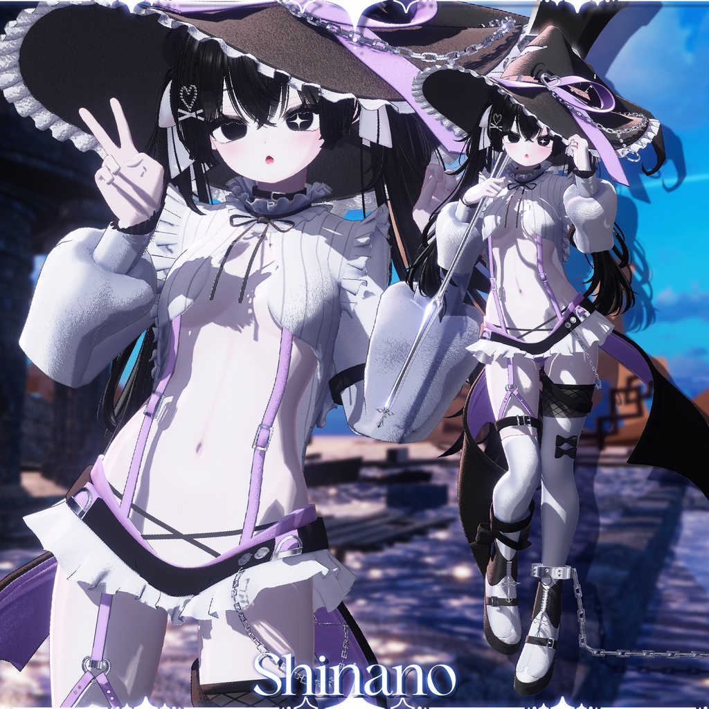 SALE 🔮 Quest of WitchBlight 🔮 No. 005『 VRC Clothes / VRC 衣装 』