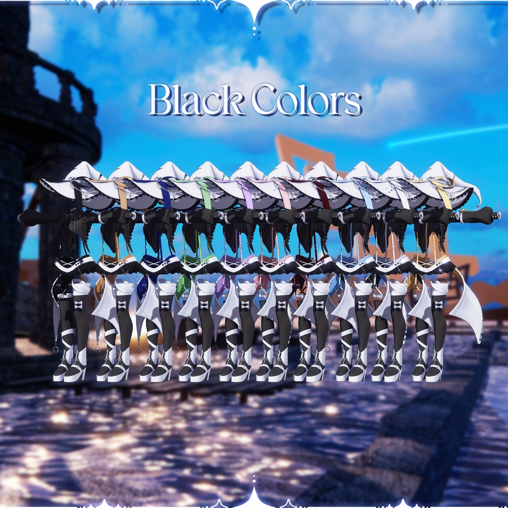 SALE 🔮 Quest of WitchBlight 🔮 No. 005『 VRC Clothes / VRC 衣装 』