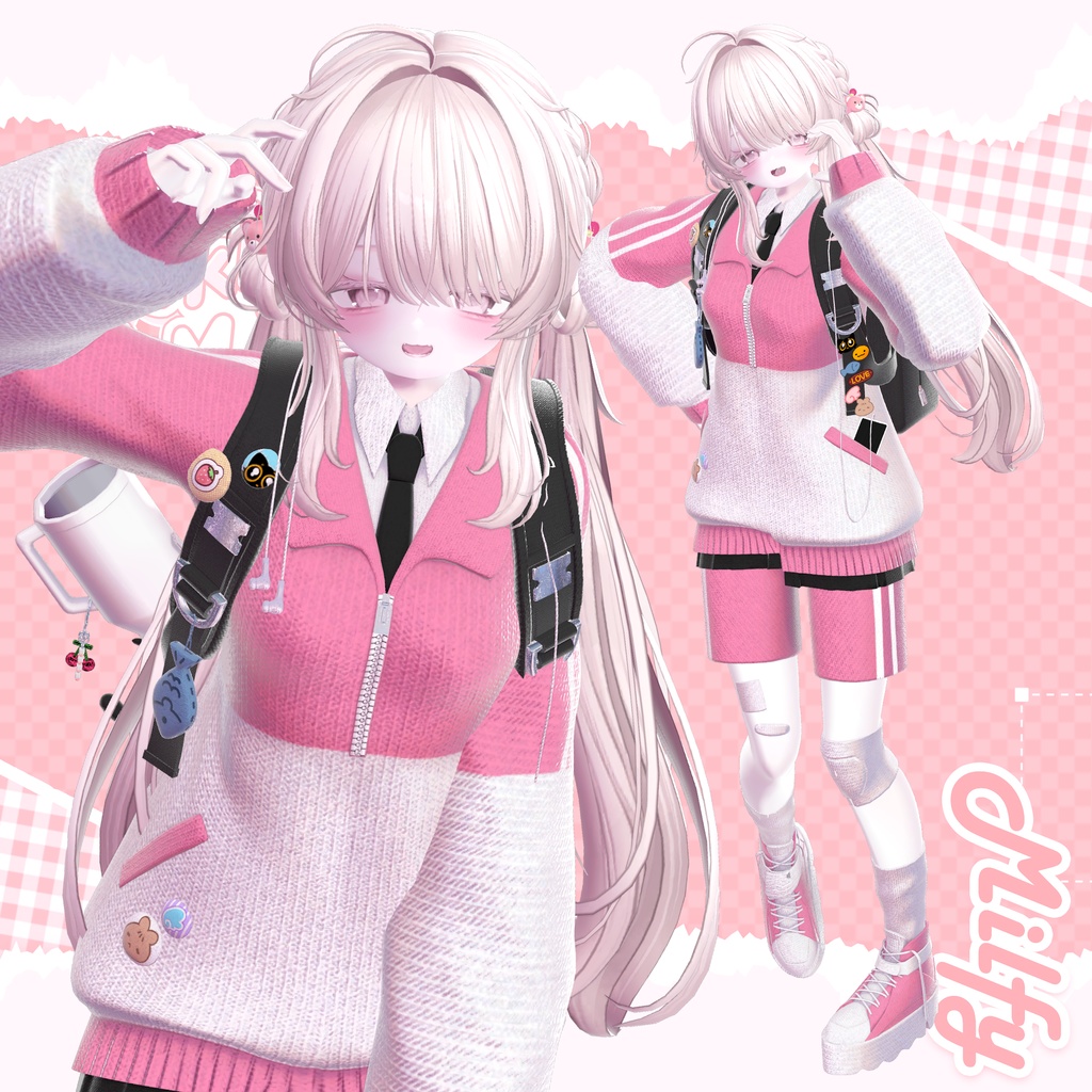 🎒 Rookly Mate 🎒 No. 006『 VRC Clothes / VRC 衣装 』