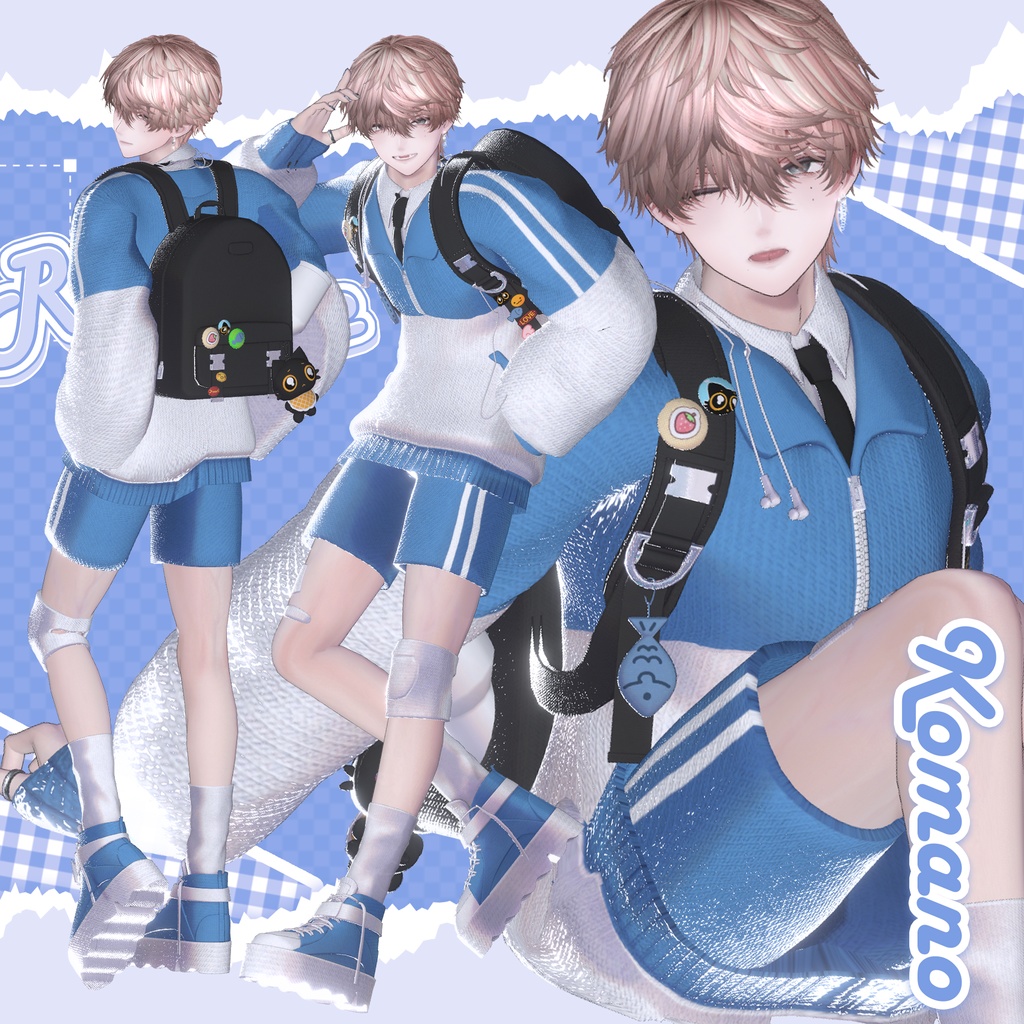 🎒 Rookly Mate 🎒 No. 006『 VRC Clothes / VRC 衣装 』