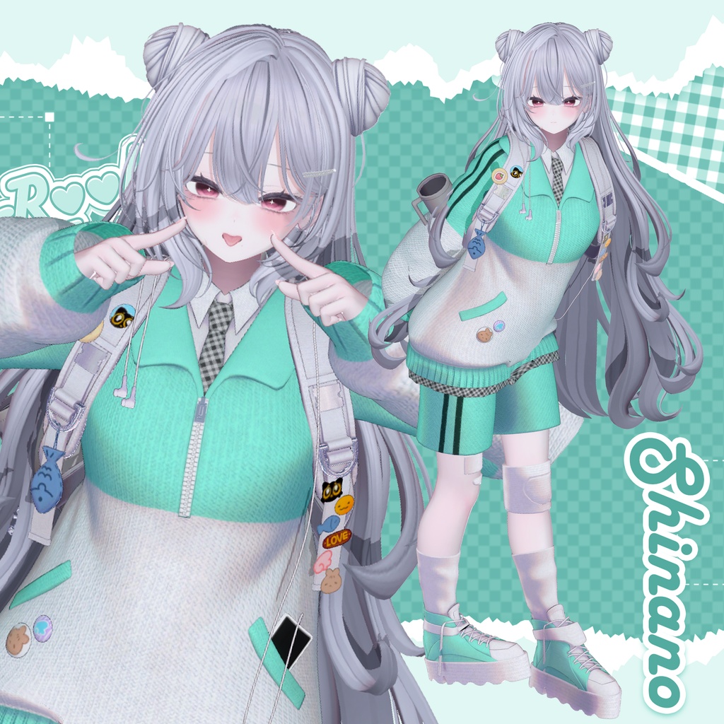 🎒 Rookly Mate 🎒 No. 006『 VRC Clothes / VRC 衣装 』