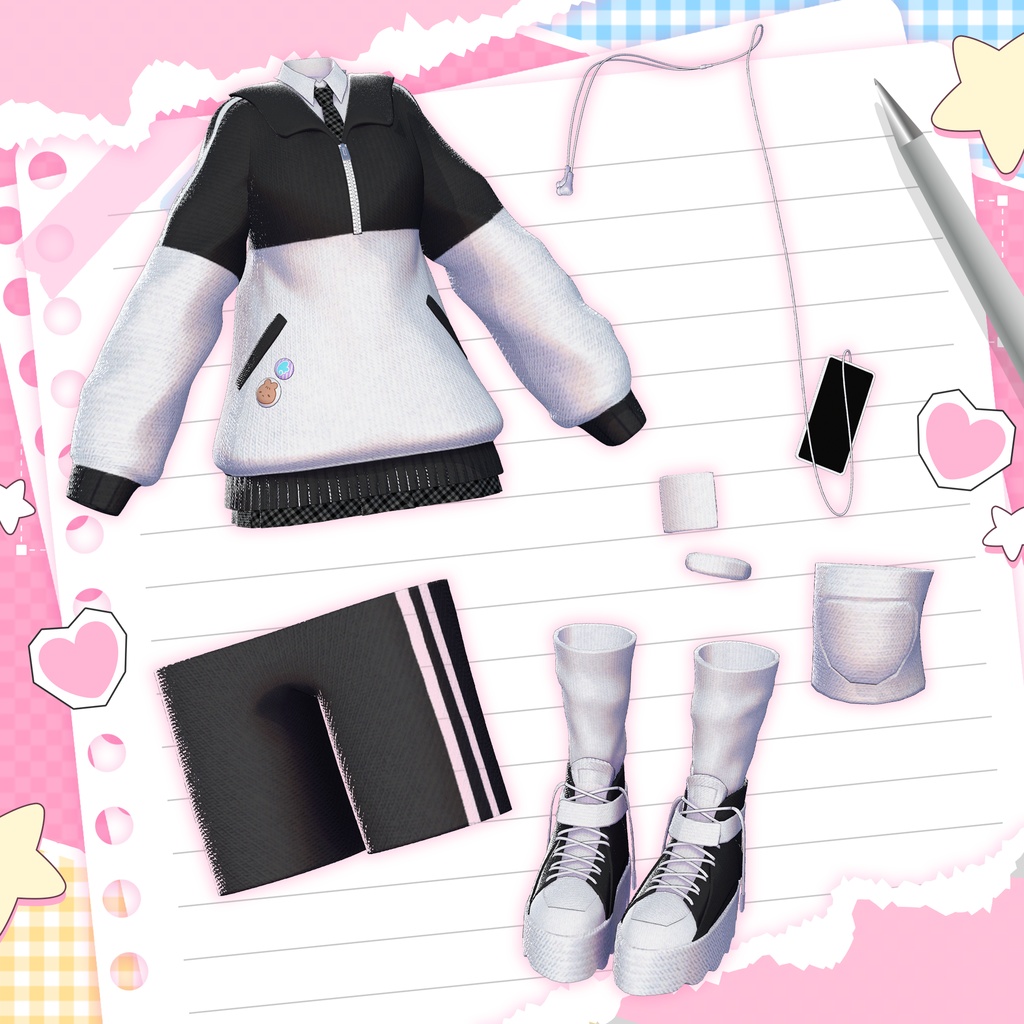 🎒 Rookly Mate 🎒 No. 006『 VRC Clothes / VRC 衣装 』