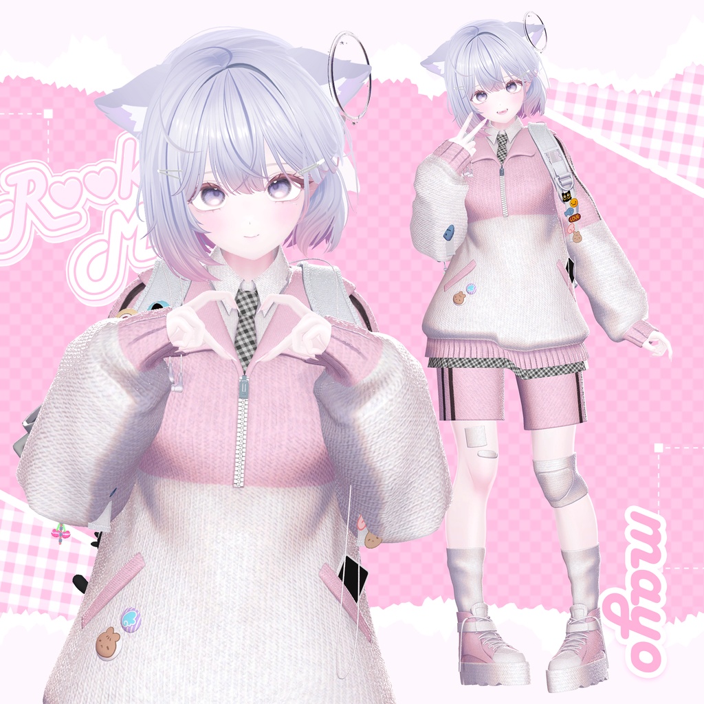 🎒 Rookly Mate 🎒 No. 006『 VRC Clothes / VRC 衣装 』